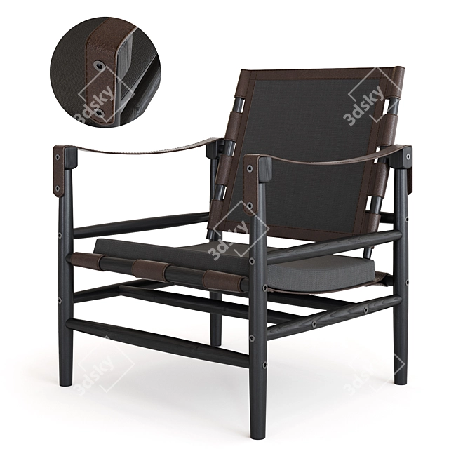 Nomad Safari Chair | Lightweight Comfort 3D model image 1