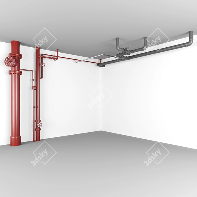 3dsmax 2011 + fbx File: Versatile pipes 3D model image 1