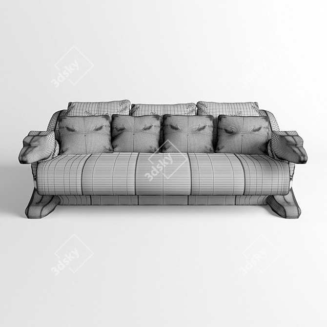 Elegant Visionnaire Sofa 3D model image 3