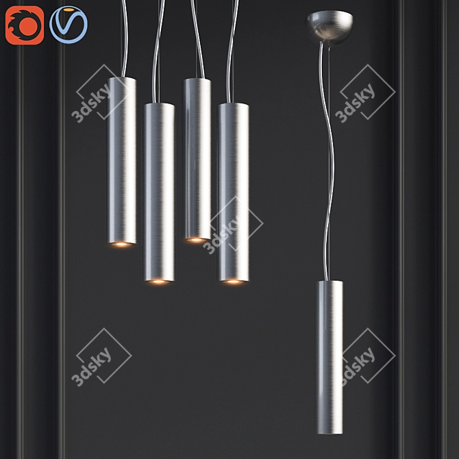 Restoration Favorite Pendenti Lamp 3D model image 1