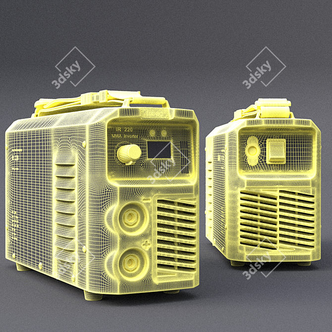 Powerful FUBAG IR 220 Welding Inverter 3D model image 3