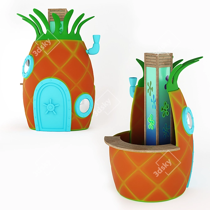 SpongeBob's Pineapple Haven 3D model image 1