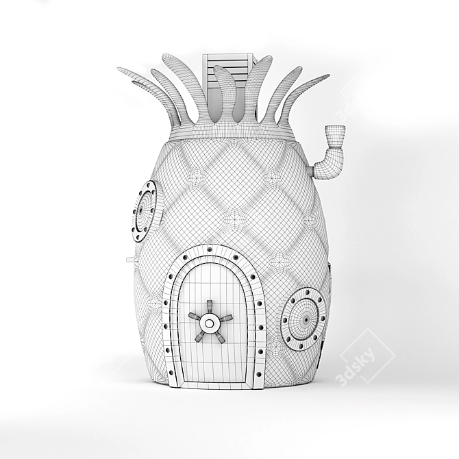 SpongeBob's Pineapple Haven 3D model image 2