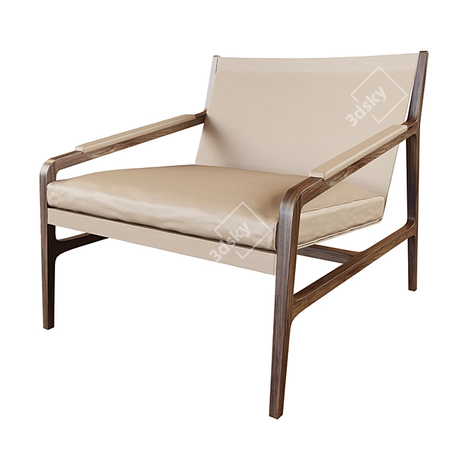Elegant Margot Armchair by Alivar 3D model image 1