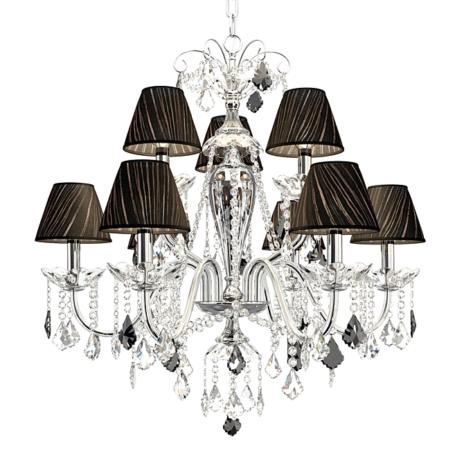 Elegant Crystal Chandelier BB-6272 3D model image 1