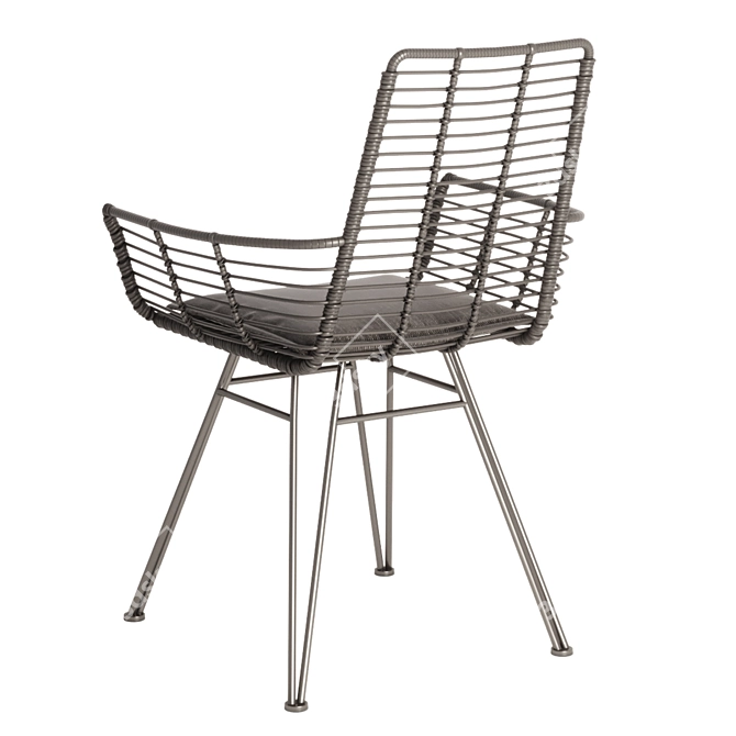 Florida Industrial Chair 3D model image 2
