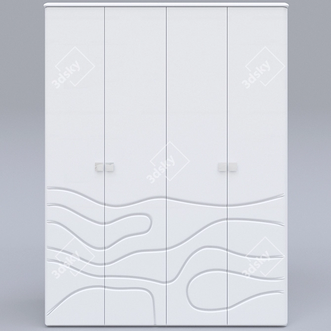Milana Wardrobe: Unleash Your Creative Side 3D model image 1