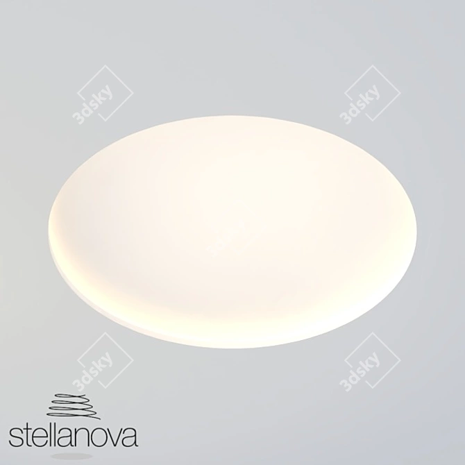 Integrated Gypsum Ceiling Light 3D model image 1