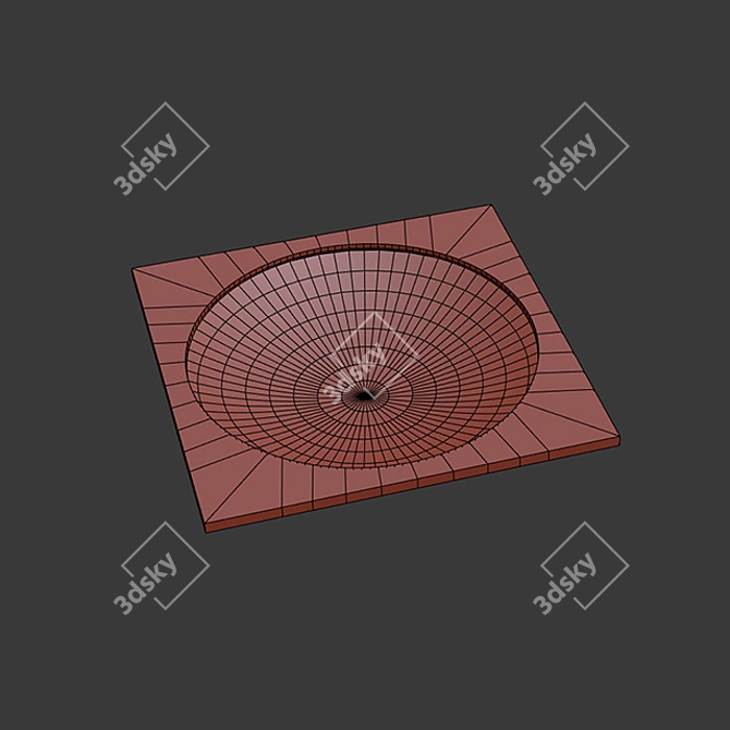 Integrated Gypsum Ceiling Light 3D model image 3