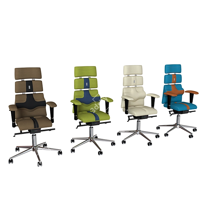 Azur Armchair: Pyramid Kulik System 3D model image 3