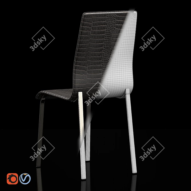 Elegant Duo: Mary Chair & Igor Table 3D model image 3
