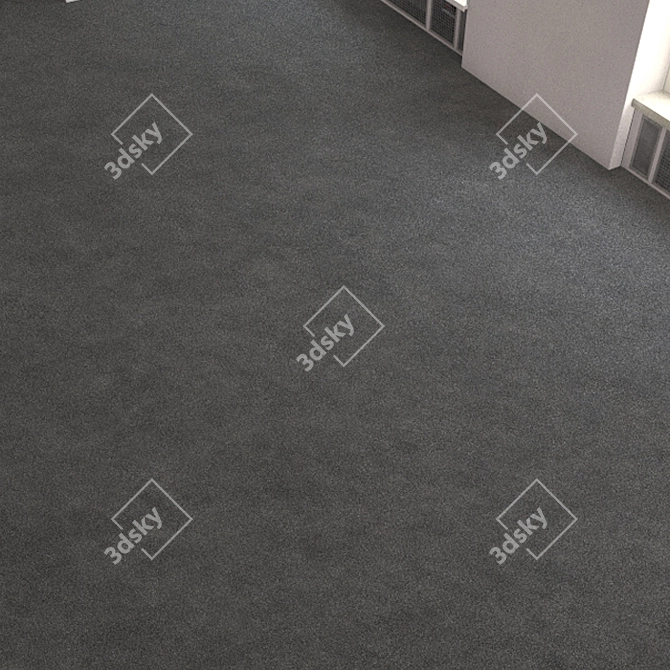 Carpet Tiles: High-Res Texture & VRay Displacement 3D model image 2