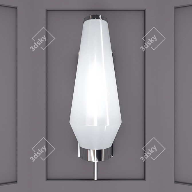 Elegant Alerion Sconce 3D model image 2