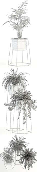 Green Oasis: Plant Collection 88 3D model image 3