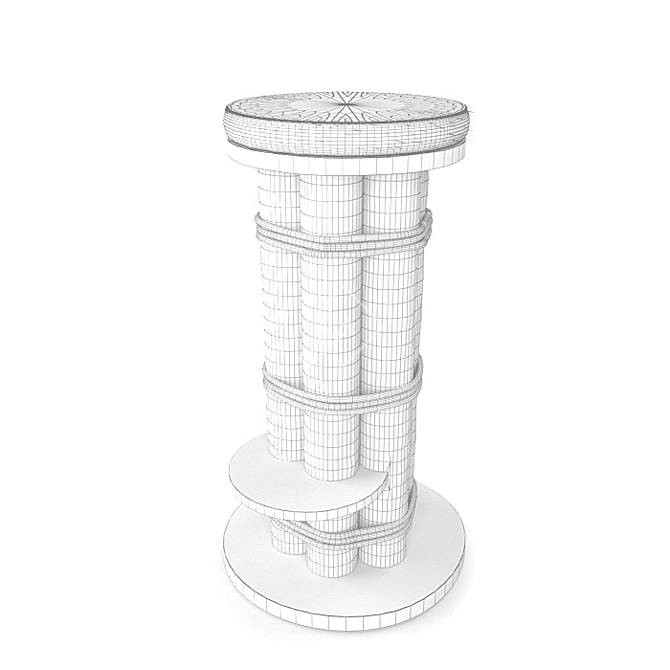 Elegant Barny Chair 3D model image 3