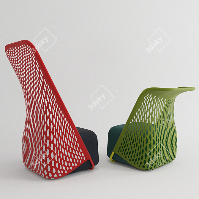 Moroso Cradle: Contemporary Italian Design 3D model image 2