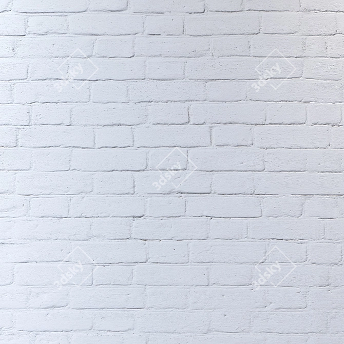 Seamless Brick Texture in 4K 3D model image 3