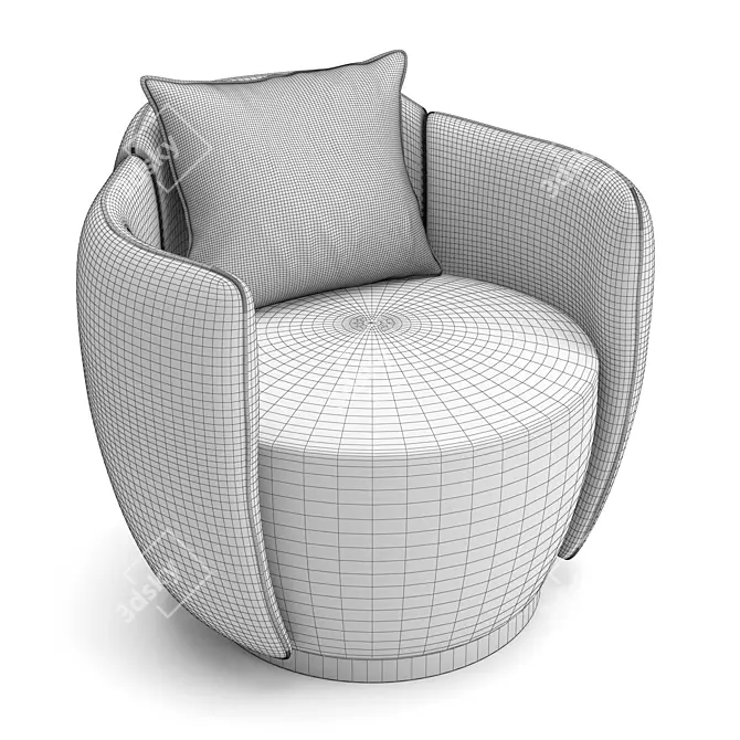 Elegant Audrey M: Capital Collection 3D model image 3