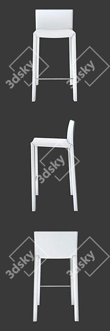 Bonaldo Mirtillo: Modern Chair with Italian Charm 3D model image 2