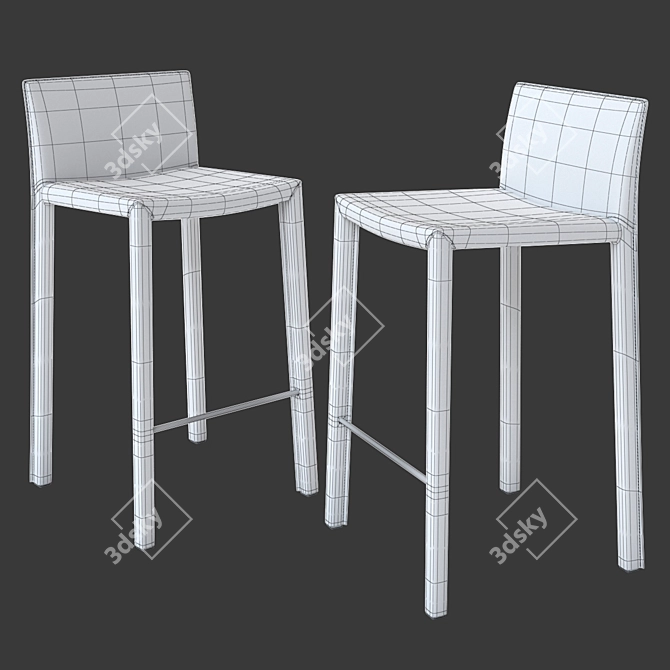 Bonaldo Mirtillo: Modern Chair with Italian Charm 3D model image 3