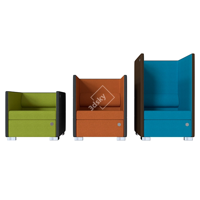 Single Sofa: Kulik System 3D model image 1