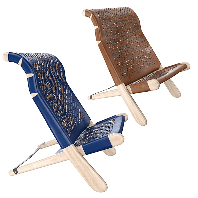 Luxury Louis Vuitton Palaver Chair 3D model image 1