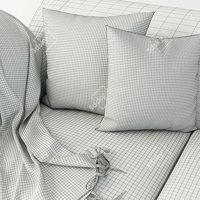 Modern Moroso Orazio Sofa 3D model image 3