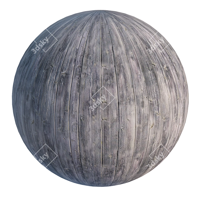 Old Boards & Painted Set: Vintage Textures for Vray 3D model image 3