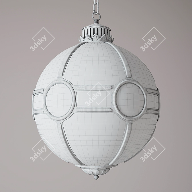 Ethereal Bliss Pendant 3D model image 2