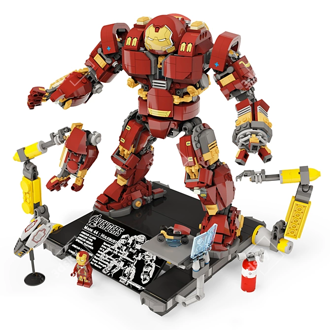 Marvel LEGO Hulkbuster Super Set 3D model image 1