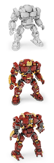 Marvel LEGO Hulkbuster Super Set 3D model image 3