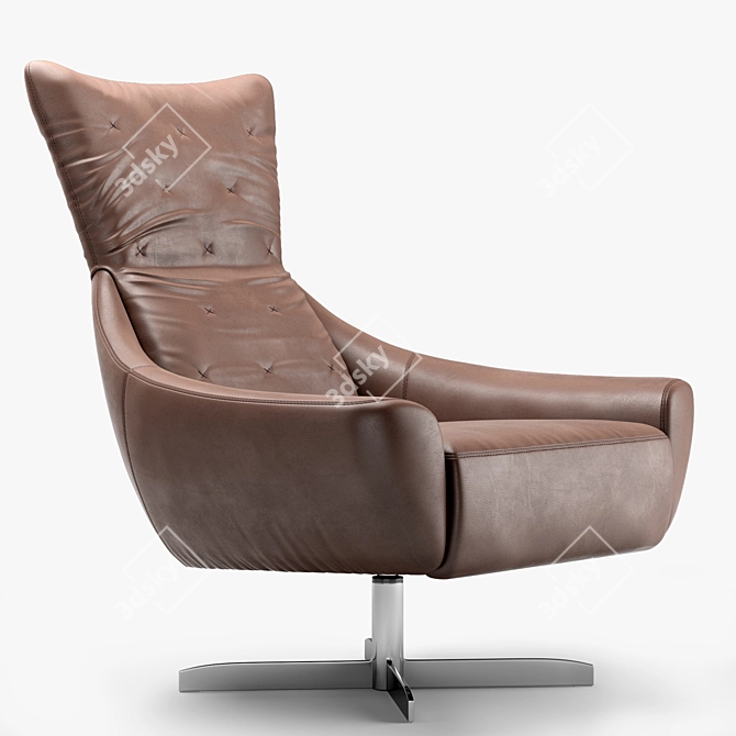 Modern Armchair by Loop & Co 3D model image 1