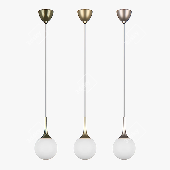 81301x Globo Lightstar Pendant Light 3D model image 1