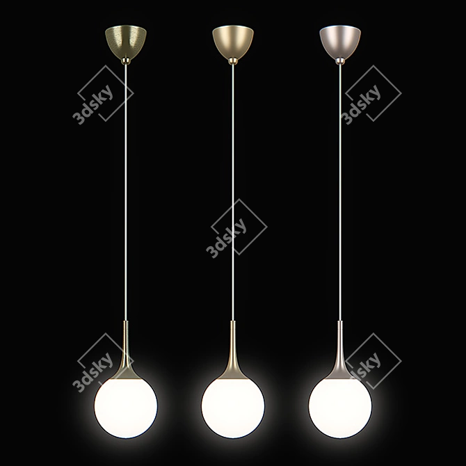 81301x Globo Lightstar Pendant Light 3D model image 2