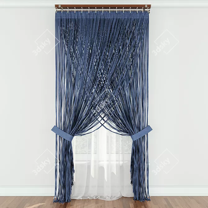 MAX Curtain Texture Pack 3D model image 1
