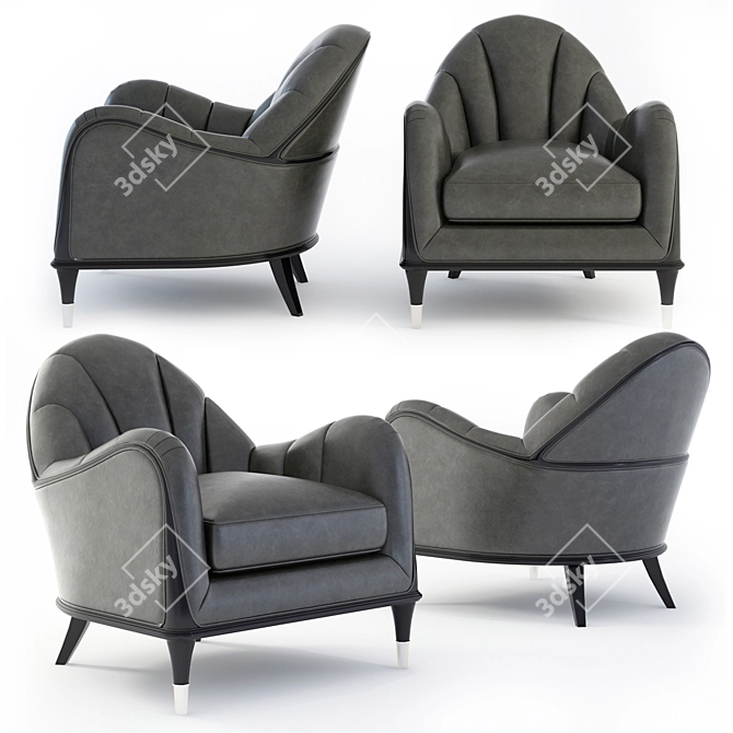 Modern Ice Breaker Sofa Set 3D model image 3