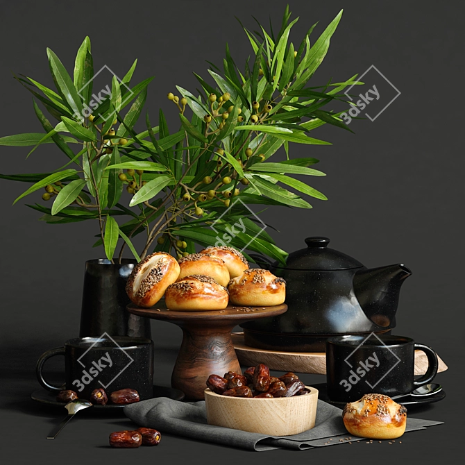 Kitchen Decor Set: Beautiful & Functional 3D model image 2