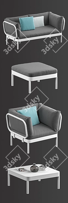 GANDIA BLASCO TROPEZ Outdoor Set 3D model image 2