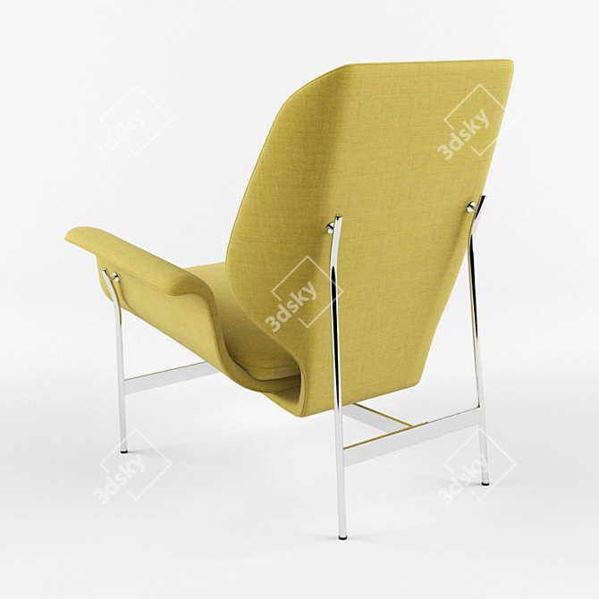 Retro Kangaroo Chair: George Nelson Design 3D model image 3