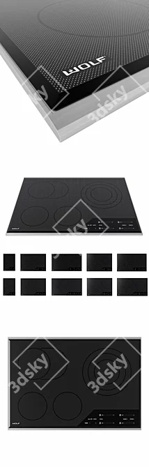 11 Wolf Cooktops + 6 Whirlpool Brastemp Stoves and Cooktops Collection 3D model image 2