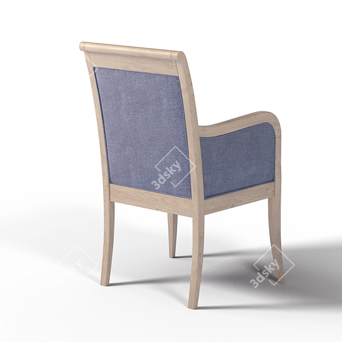 Coventry Armchair: Elegant Comfort for Your Home. 3D model image 2