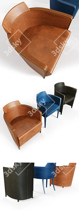 Moroso Miss Collection - 3D Chairs and Sofa Set 3D model image 3