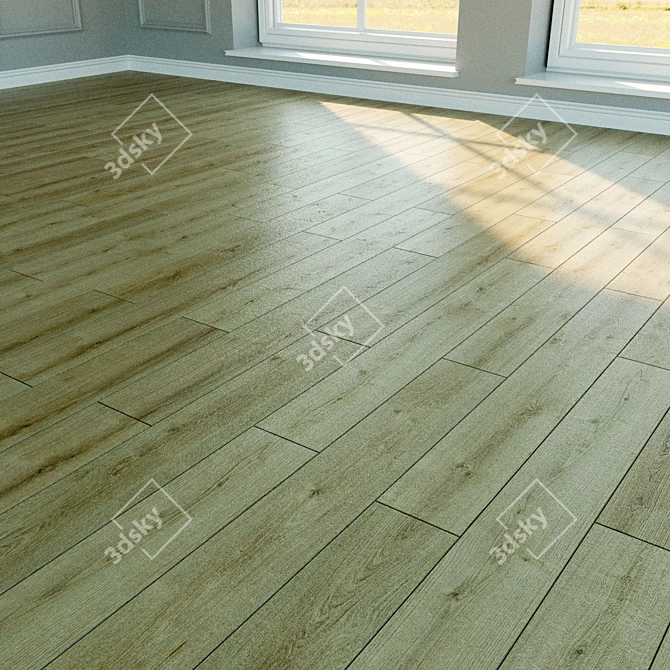 Evoke Trend Oak Laminate 3D model image 1