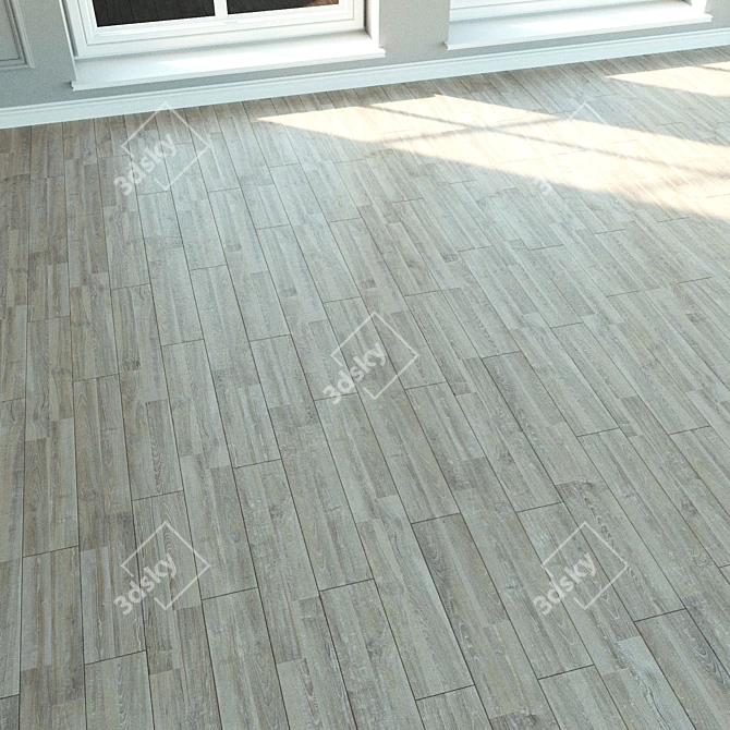 Title: Esche Rivoli Laminate - Natural Wood Flooring 3D model image 2