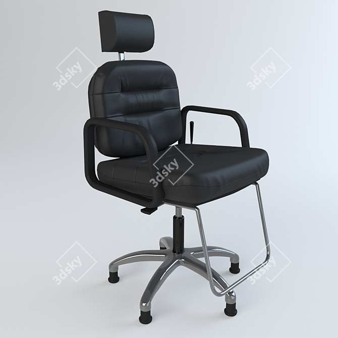 Comforto Reclining Chair: Stylish and Versatile 3D model image 1