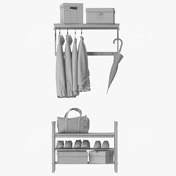Elegant Hemnes Furniture Collection 3D model image 3