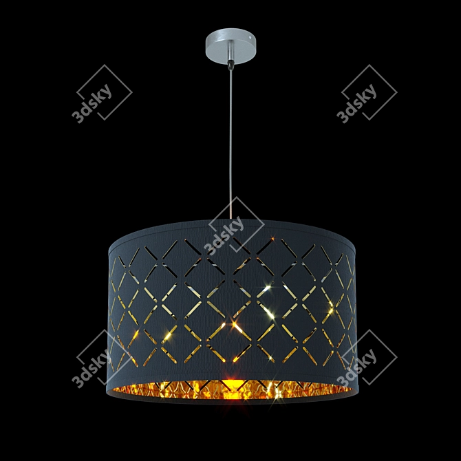 Elegant Clarke Pendant Light 3D model image 1