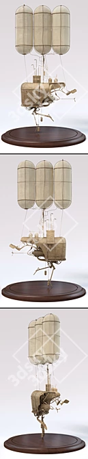 The Hunted: Intricate Paper Sculptures 3D model image 2