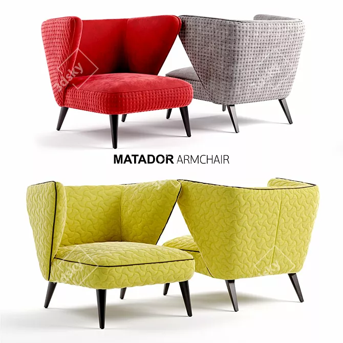 Matador Armchair by Roche Bobois 3D model image 1