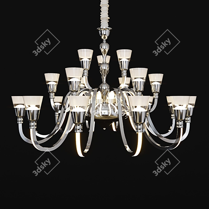 Title: Regenbogen Redenburg Chandelier 3D model image 1